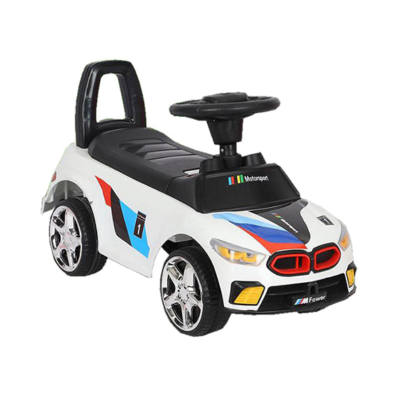 Mobileleb Toys White / Brand New Baby Racer Ride-On Vehicle with Sound & Lighting 908