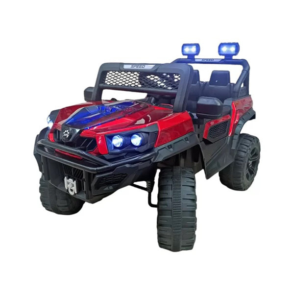 Mobileleb Toys Red / Brand New Battery Operated 4X4 Ride on Electric Jeep for Kids - U500