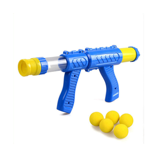 Mobileleb Toys Blue / Brand New Blaster-automatic 971-3 Air-powered Gun, Shoots Soft Balls - 98051
