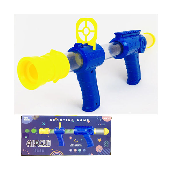 Mobileleb Toys Blue / Brand New Blaster-automatic 971-4 Air-powered gun, Shoots Soft Balls - 98052