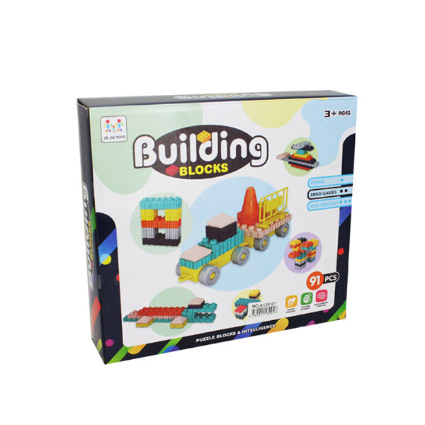 Mobileleb Toys Black / Brand New Building Blocks, Puzzle Blocks & Intelligence 91 Pcs - 96759