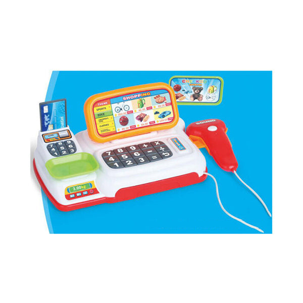 Mobileleb Toys White / Brand New Cash Register Set Pretend Kids Toys Machine Supermarket