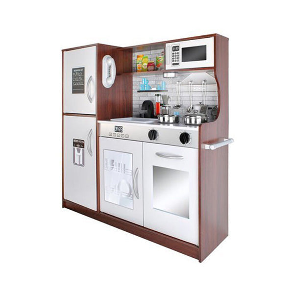 Mobileleb Toys White / Brand New Dark Wooden Pretend Kitchen - 95405