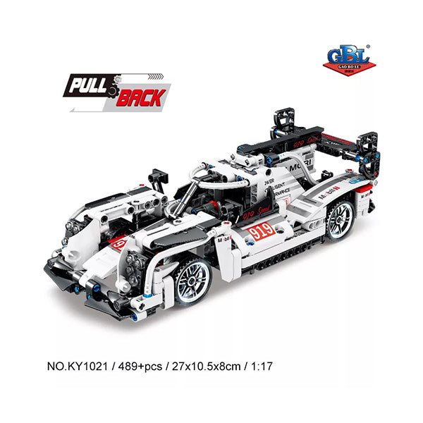 Mobileleb Toys White / Brand New KAZI, GBL, BOZHI KY1021 Mechanical Engineer: Porsche 919 – Racing Cars Block - 15856