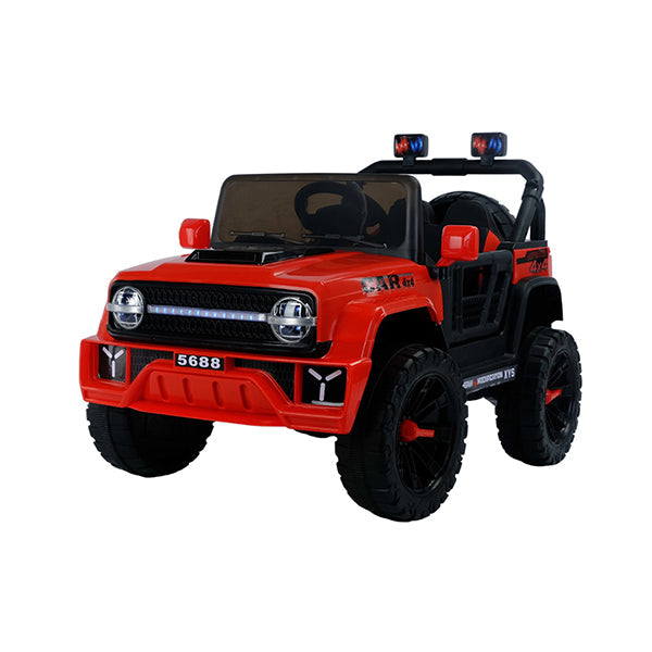 Mobileleb Toys Red / Brand New Kids Ride On 12V Rocky Road Open Jeep for Terrain Driving with Remote Control - XYZ-5688