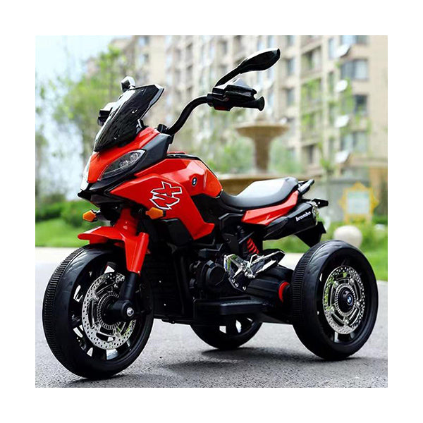 Mobileleb Toys Red / Brand New Kids Ride on Motorcycle, Training Wheels, Head Light, Music 5288-3 - 10116