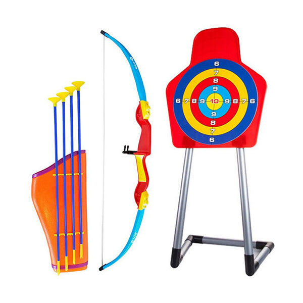 Mobileleb Toys Red / Brand New Kings Sport Archery Set With Target and Stand - 95357