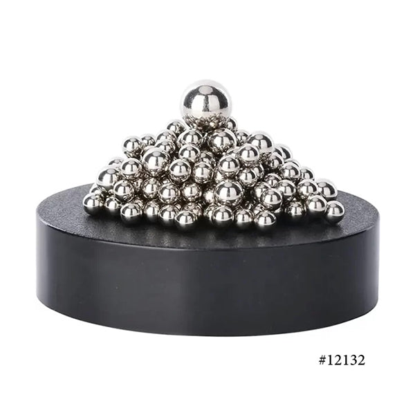 Mobileleb Toys Black/silver / Brand New Magnetic Fidget Toys Desk Sculpture Decor – Spheres - 12132
