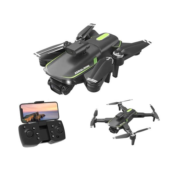 Mobileleb Toys Mini Drone F166 HD Dual Cam Remote & Phone Control Auto Land Function Carbon Fiber Body, for iOS & Android