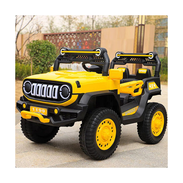 Mobileleb Toys Yellow / Brand New Off-Road Kids Ride-on Car With Remote, USB & Aux 1199