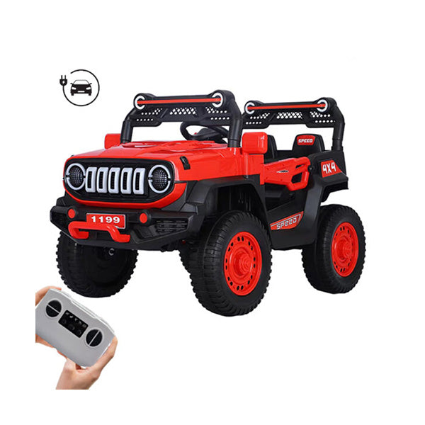 Mobileleb Toys Red / Brand New Off-Road Kids Ride-on Car With Remote, USB & Aux 1199