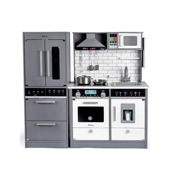 Mobileleb Toys Grey / Brand New Premium 2PCS Kitchen Pretend Play With Fridge - 96719