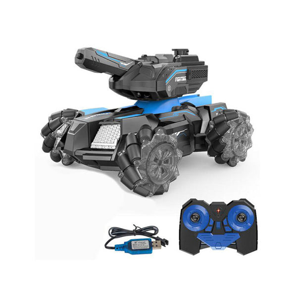 Mobileleb Toys Blue / Brand New RC Tank Shooting Water Bullets 2.4Ghz Remote Control - 98264