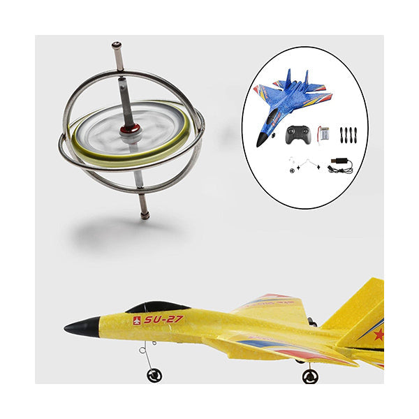Mobileleb Toys Yellow / Brand New SU-27 RC Plane Remote Control Foam Glider Ready 2CH Gifts for Kids Adult