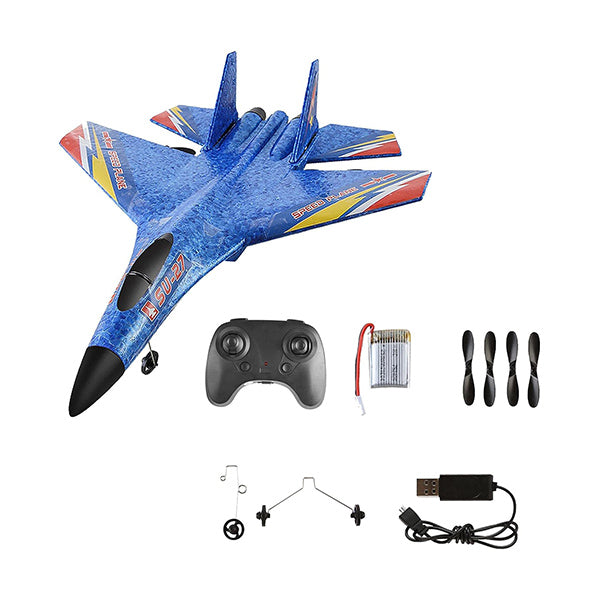 Aircraft, RC Plan Remote Control Airplane Jouet 2,4 GHz RC Model Glider  pour Les Enfants Adultes débutants Bleu