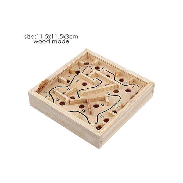 Mobileleb Toys Beige / Brand New Wooden Maze Toy, Wooden Toy, Educational Toy - 15287