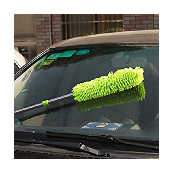 Mobileleb Vehicle Parts & Accessories Green / Brand New Cylinder Telescopic Car Brush - 94929