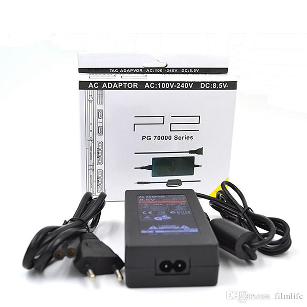 Mobileleb Video Game Console Accessories Black / Brand New PS2 Console AC Adapter Charger - 2531