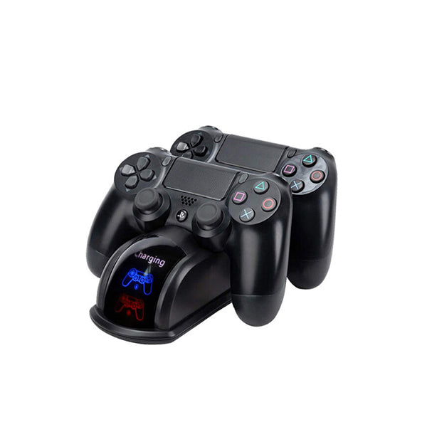 Mobileleb Video Game Console Accessories Black / Brand New SND-401 P4 Dual Controller Charging Station - 10054