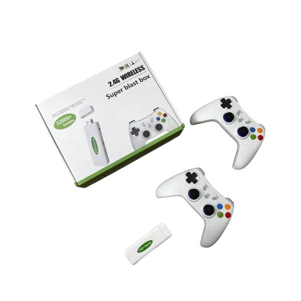 Mobileleb Video Game Consoles White / Brand New Gamestick Retro Game TV Stick MA-18 2.4G Wireless, Double Rocker Control
