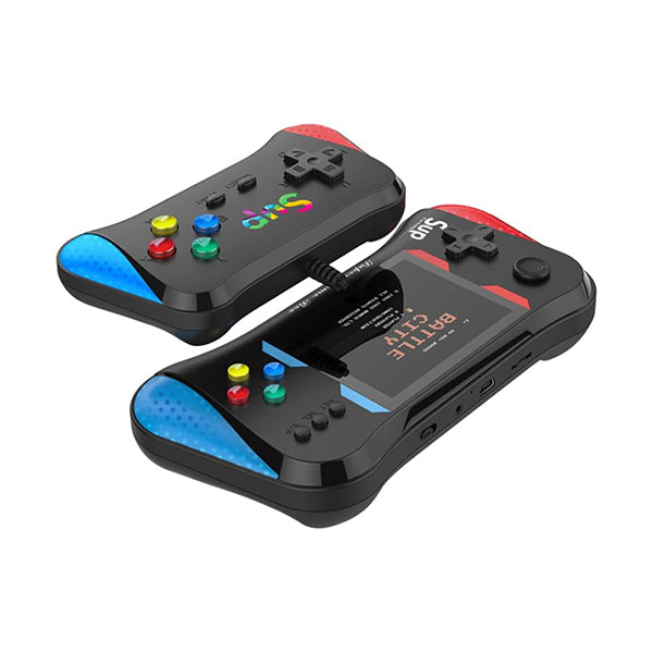 Mobileleb Video Game Consoles Brand New Handheld Game Console, 3.5 Large Screen Preloaded 500 HD Color Classic Retro Video Games with Gamepad & USB Rechargeable Battery Support TV Output X7M Game Console for Birthday Gift for Kids Adults