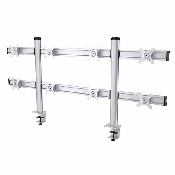 Mobileleb Video White / Brand New Table Stand Mounting Bracket for 8 LCD Screen 12 - 24 Inches- HAT7