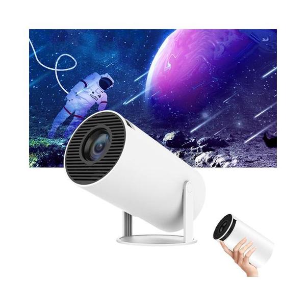 Mobileleb Video White / Brand New Ultra HD High Dynamic Range 360 Degree Flip mini Portable Projector