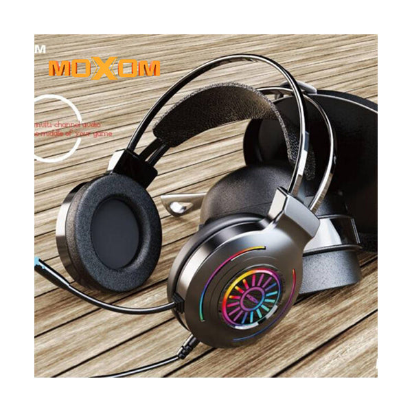 Moxom Audio Black / Brand New Moxom MX-EP36, Gaming Headset, Fantasy LED Color