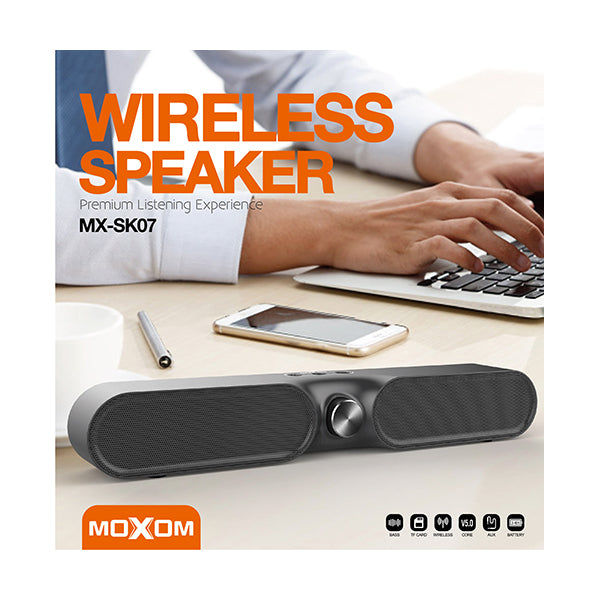 Moxom Audio Black / Brand New Moxom MX-SK07, Wireless Speaker 4 IN 1 Stereo Sound Home Theater
