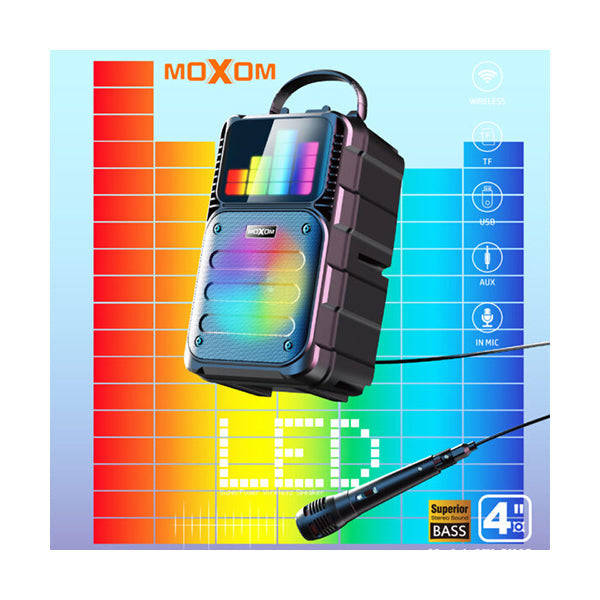 Moxom Audio Black / Brand New MOXOM MX-SK43 Wireless Speaker