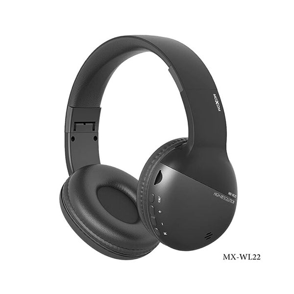 Moxom Audio Black Moxom mx-wl22, Wireless Headphone