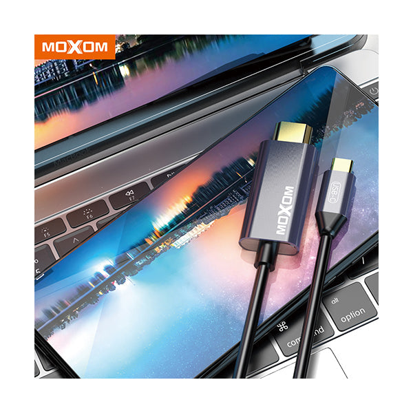 Moxom Electronics Accessories Black / Brand New Moxom MX-AX29 Type C To HDMI USB Adapter - MX-AX29