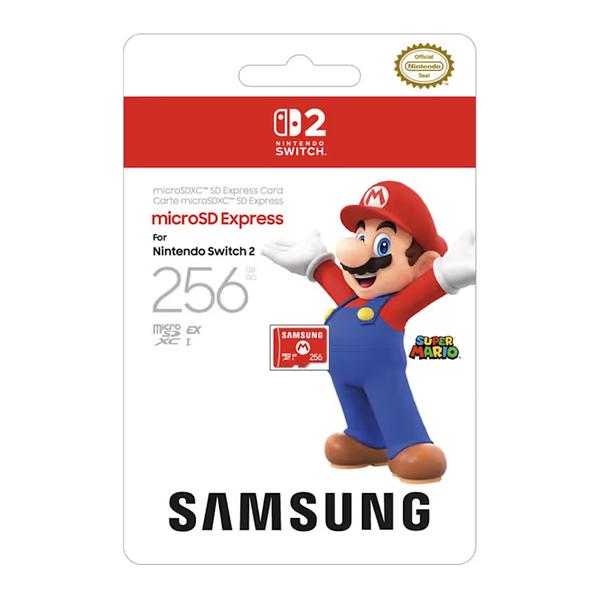 Nintendo Brand New Samsung microSD Express Card – 256GB for Nintendo Switch 2