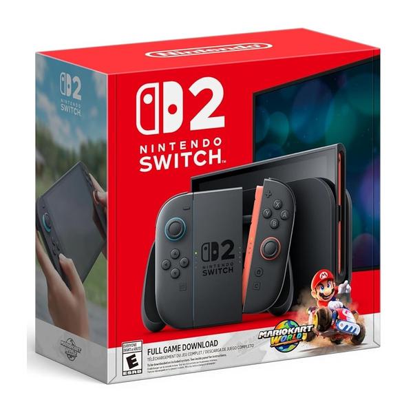 Nintendo Switch Console Black Nintendo Switch 2 + Mario Kart World Bundle