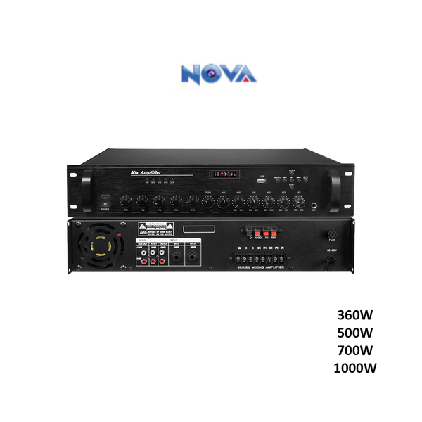Nova Audio Nova Zone Volume Mixer Amplifier with Echo & Repeat Audio NVA-AMPL-5700UT