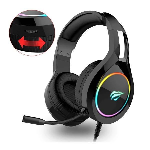 Onikuma Audio Black / Brand New HAVIT HV-H2232D E-Sports RGB Gaming Headphone for PC / PS 4 / XBOX / Phone / Tablet