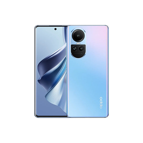 OPPO Mobile Phone Ice Blue / Brand New / 1 Year Oppo Reno10 8GB/256GB + Up to 8GB Extended RAM (Total of 16GB RAM) + FREE 2x Blackview AirBuds 4 IPX7 Waterproof TWS Earbuds
