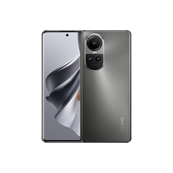 OPPO Mobile Phone Silvery Grey / Brand New / 1 Year Oppo Reno10 8GB/256GB + Up to 8GB Extended RAM (Total of 16GB RAM) + FREE 2x Blackview AirBuds 4 IPX7 Waterproof TWS Earbuds