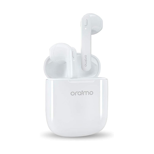 Oraimo Audio White / Brand New / 1 Year Oraimo, FreePods-Ease OEB-E98D, True Wireless Stereo Earbuds TWS Wireless Bluetooth Half-in-Ear Headphones with Remote Control and Mic