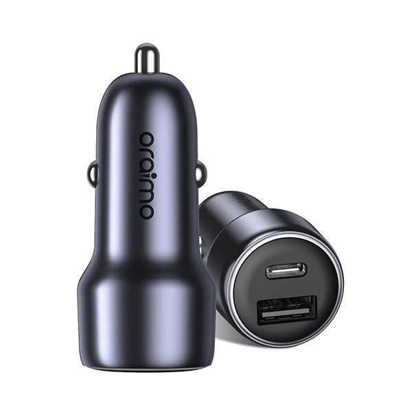 Oraimo Electronics Accessories Black / Brand New / 1 Year Oraimo Bullet 48 OCC-73D Ultra Fast Car Charger Dual Ports