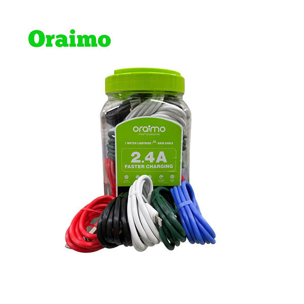 Oraimo Electronics Accessories Oraimo, EasyLine 2 OCD-113L, Data Cable 1M 2.4A Fast Charging