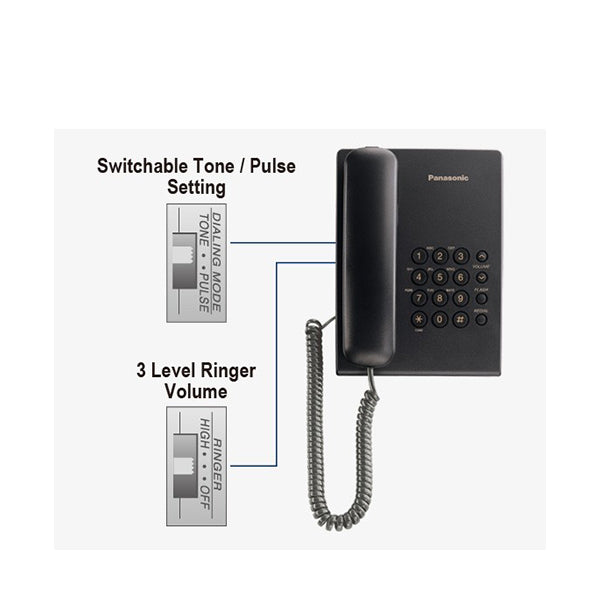 Panasonic Single Line Corded Telephone KX-TS500MX Price in Lebanon ...