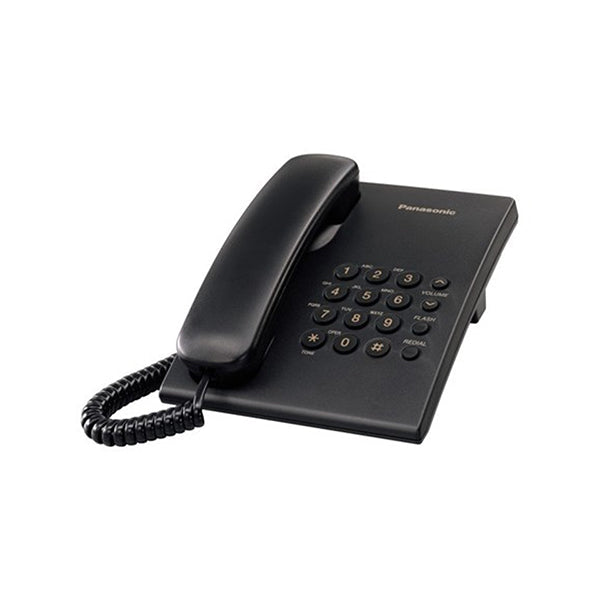 Panasonic Communications Black / Brand New Panasonic Single Line Corded Telephone KX-TS500MX