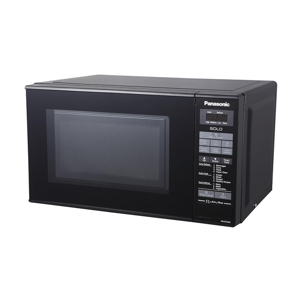 Panasonic Kitchen & Dining Panasonic 20L Solo Microwave Oven, NNST266B - 800W, Easy Touch Control, Auto Reheat, 51 Auto Menu, Auto Defrost, Child Safety Lock