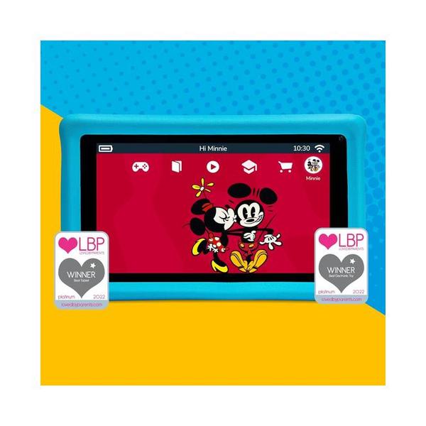 Pebble Gear Computers Brand New Pebble Gear Mickey & Friends Kids Tablet 7" 500+ Games, 12 months FREE Access to Gamestore Junior - Our specially-curated App Store of Over 500 Games and More, Toy Story Protective Bumper Case Included, Parental Controls, youTube Kids
