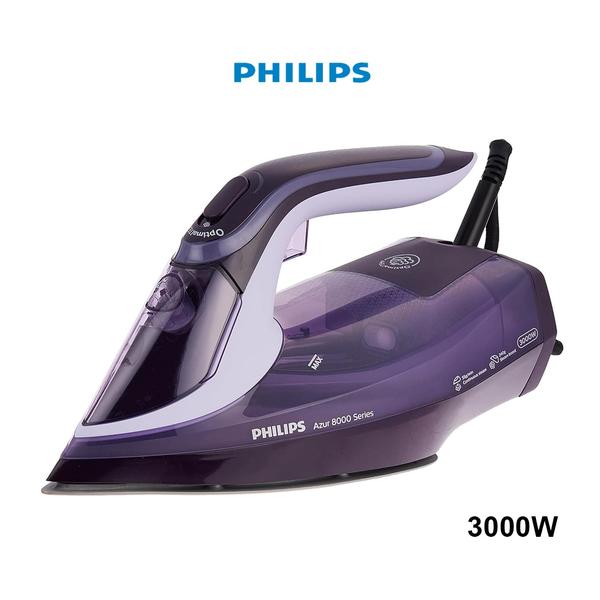 Philips Household Appliances Philips Azur 8000 Series Steam Iron - 3000W, 240g Turbo Steam Boost, No Burns, 55g Continuous Steam, Auto Shut-off - DST8021/36