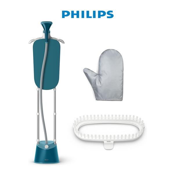 Philips Household Appliances Philips Garment Steamer 1800W, 1.8L Detachable Tank, 3 Steam Settings, 36 g/min, Integrated Stylemat - STE1040/26