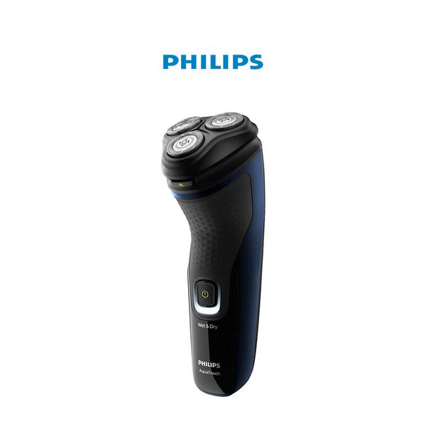 Philips Personal Care PHILIPS Shaver 1300, Series 1000 S1323/41 Wet & Dry Cordless Electric Shaver with Pop-Up Trimmer and ComfortCut Blades, 1hr Full Charge, Adriatic, Blue