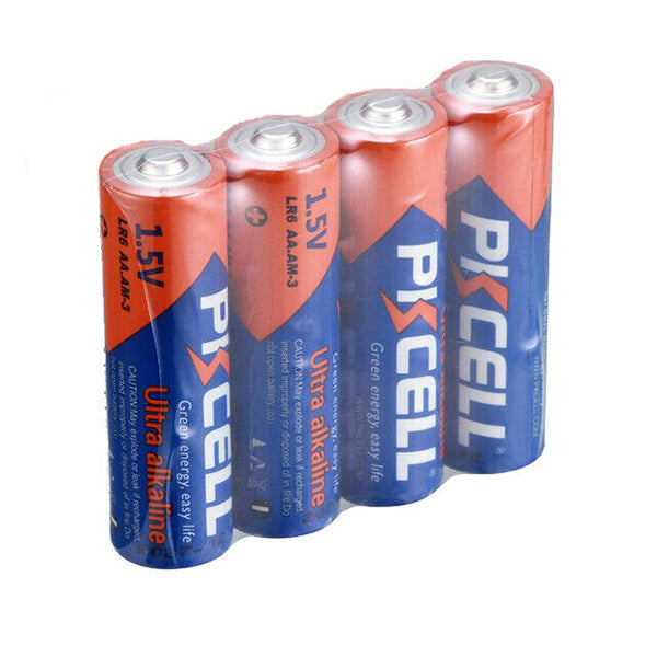 PKcell Electronics Accessories Blue / Brand New PKcell AA Ultra Alkaline Battery 1.5 Volt Pack of 4 for Household Items, Electronic Products LR6 - AA