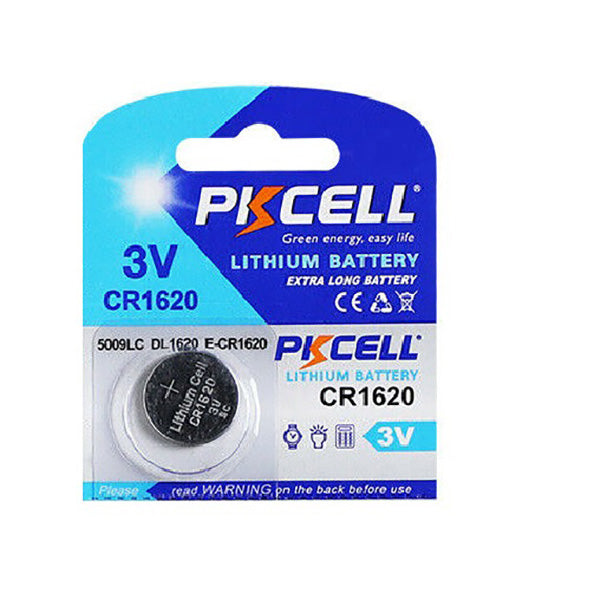 PKcell Electronics Accessories Black / Brand New PKcell Lithium Coin Battery 3 Volt for Watches, Cameras Pack of 5 - CR1620